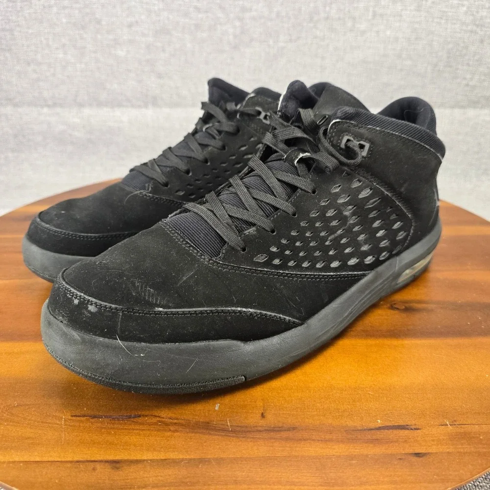 Jordan B. Fly Triple Black Basketball Shoes Mens 12 Black 921196-010 Mid Top